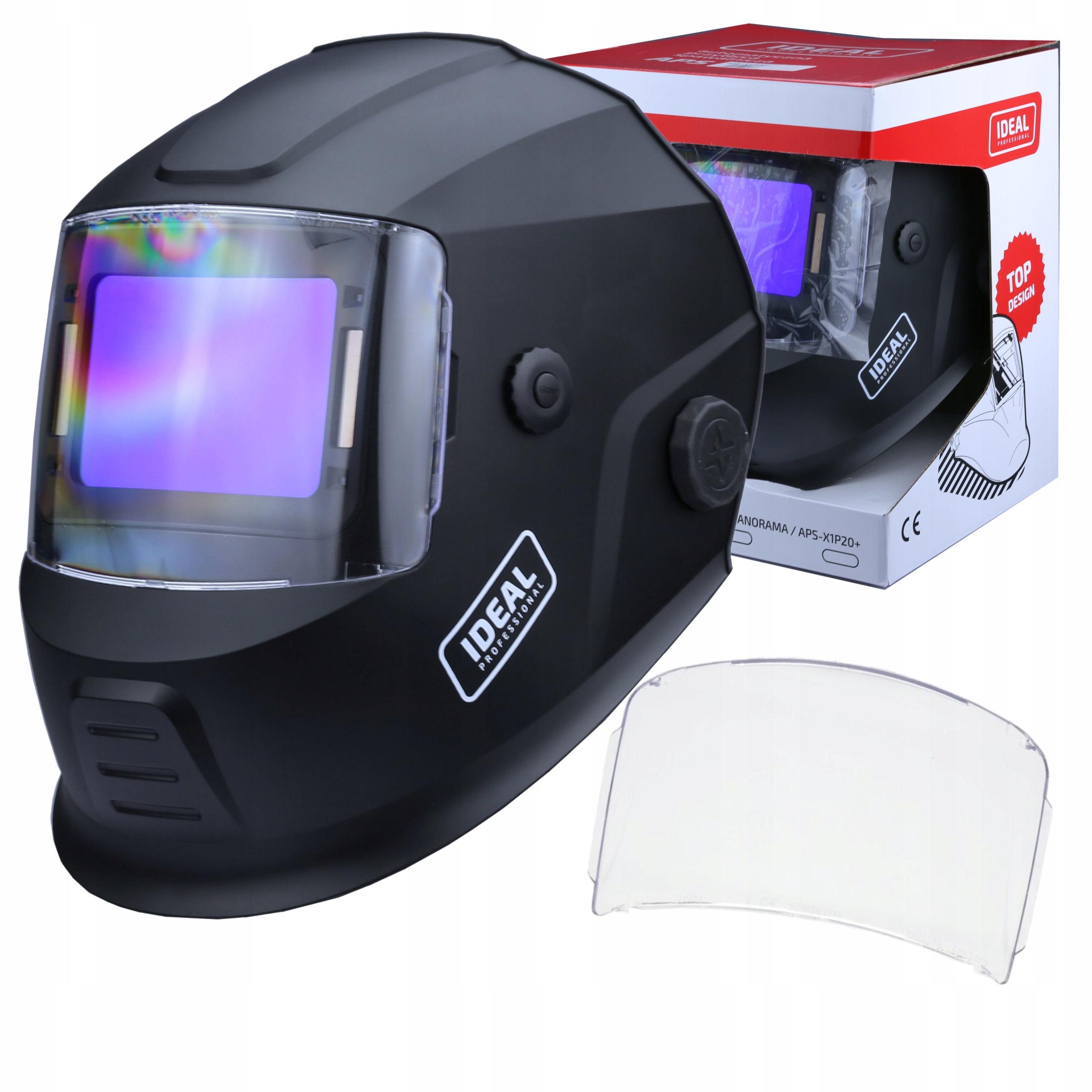 IDEÁLNA helma s automatickým zatemňovaním so 4 LCD senzormi
